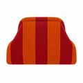 Striped Burgundy and Rust