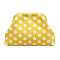 Yellow And White Polka Dot