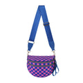 Checkered Blue and Pink