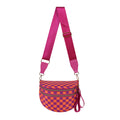 Checkered Magenta and Orange