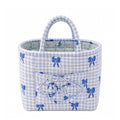 Blue Gingham Bows