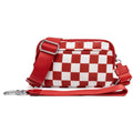 Checkered red