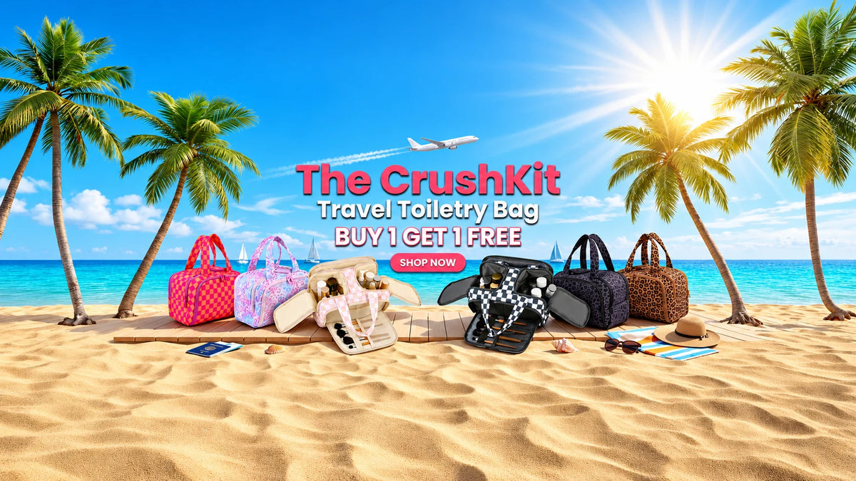 The CrushKit Travel Toiletry Bag: Buy 1 Get 1 Free